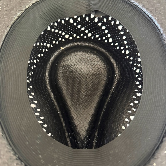 Women’s Black Cowboy Hat with American Flag Band main image 7